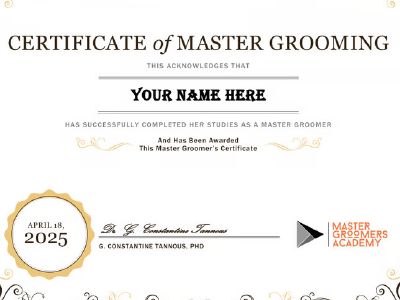 Groomer Pro Level 3 Certificate